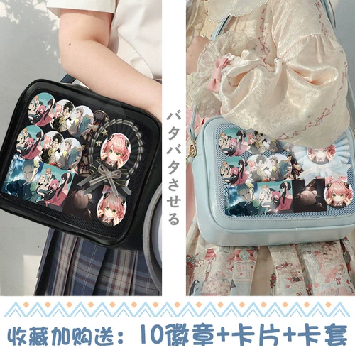 Вместительная и большая милая сумка на одно плечо, стиль Лолита