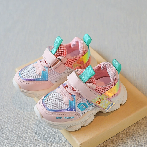 Детская дышащая спортивная обувь, туфли, летняя повседневная обувь для мальчиков, 2022, 1-6 лет