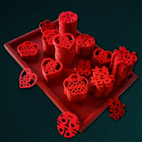 Рука -Счастливые СВАЙСКИ СВАЙКИ 囍 Свадебный файл свадебный свадебный свадебный дом украшение Jixing Лестница