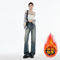 Ретро флисовые штаны, ремень