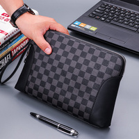Handbags Men's Clutch Bags Men's Clutch Bags Large Capacity Code Lock Big Brand Bags Men's Bags Business Casual Luxury Goods