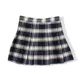 0014 Black Plaid Skirt