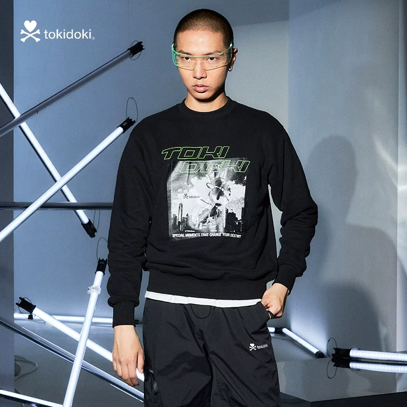 Свободный свитер с круглым вырезом Tokidoki/Tao Qidqi