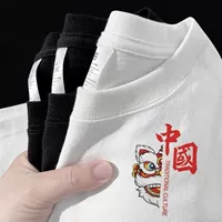 (Лев танец Китай) Белый/