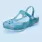 Giày Veblen Croc Nữ 2024 Mới Chống Trơn Trượt Mùa Hè Áo Khoác Ngoài Đế Mềm Jelly Đi Biển Giày Sandal Và Dép Đế Dày Nữ giày lao động không dây 