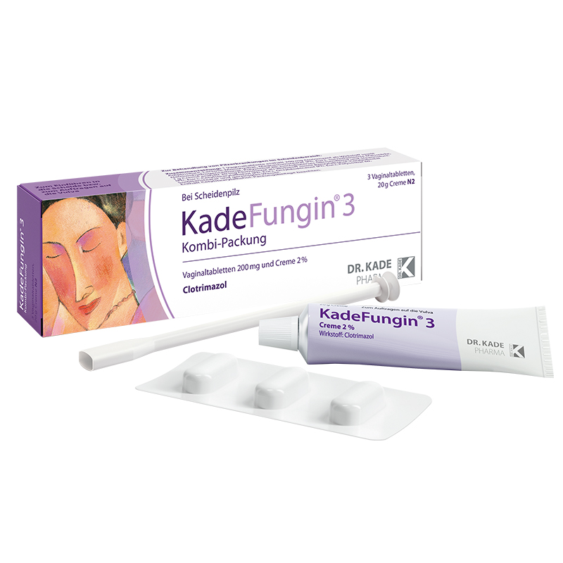 Dr.kadefungin私处修护套装克霉片3粒乳膏20g缓解霉菌真菌念珠菌