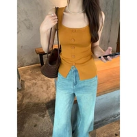 Оранжевая футболка без рукавов, топ с чашечками, сексуальный бюстгальтер-топ, майка топ, красивая спина, с лямками, эффект подтяжки, цветочный принт, в цветочек