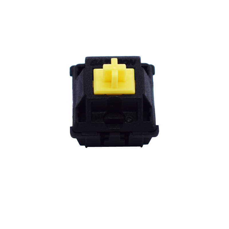 Ks-3 Upper And Lower Black 5 Feet, 10 Yellow AxesGATERON Jiadalong KS-3 Mechanical keyboard Axial body G Yellow axis keyboard refit replace switch Black axis 5 pin