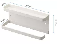 Белая плоская проволока с лоткой зонтичной стойкой