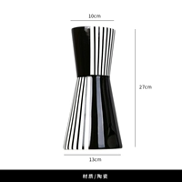 Модель черно-белой линии Vase-B