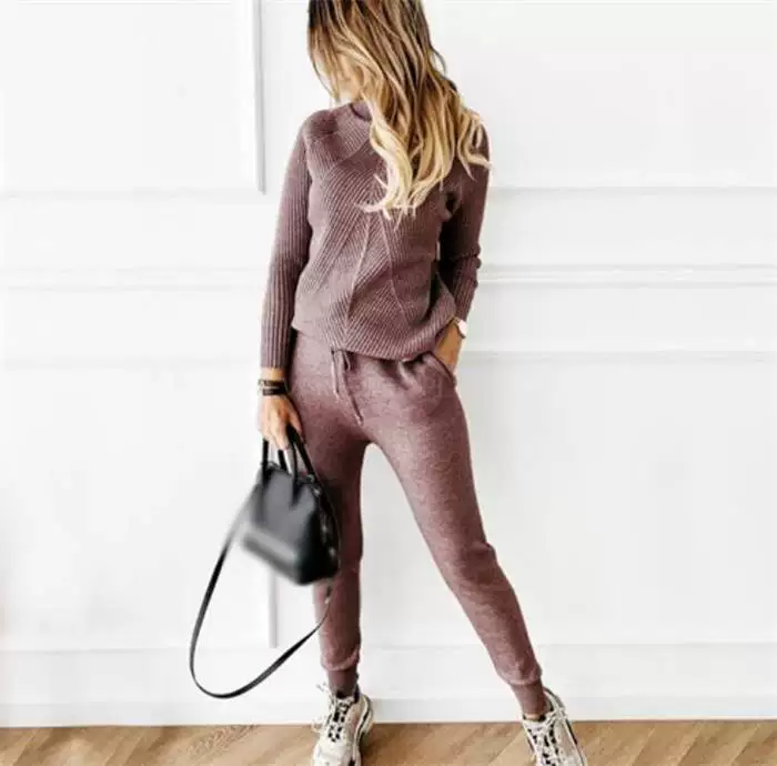 Ку×ъд knitted set трикотаж Sweater Knitted Suits
