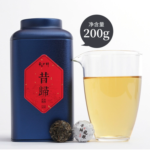 Чай Пуэр из провинции Юньнань, необработанный чай, весенний чай, 200 грамм, 2019 года