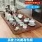 ấm trà điện giá rẻ Khay trà gỗ nguyên khối đơn giản, ấm đun nước phòng khách gia đình, bàn trà trà đạo gốm Kung Fu hoàn toàn tự động, bộ ấm trà tích hợp bàn trà điện thông minh Bàn trà điện