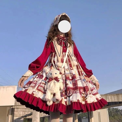 taobao agent Demi-season genuine small princess costume, Lolita style, Lolita OP