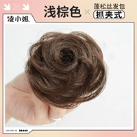 Высокотемпературная сумка для волос с уборкой шелка [светло-коричневый]