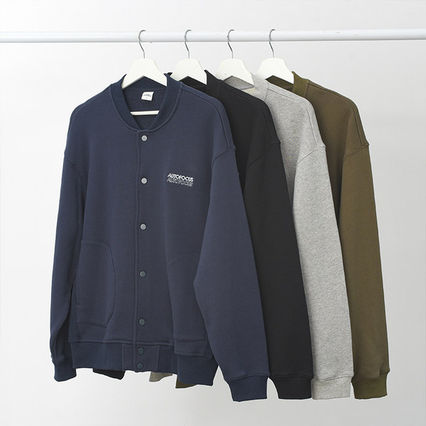 Базовая синяя бейсбольная форма, тонкая куртка, оверсайз