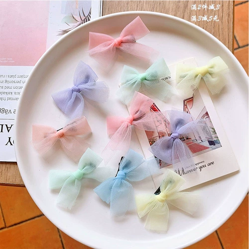 Детская милая заколка для волос с бантиком, милый аксессуар для волос, шпильки для волос, популярно в интернете