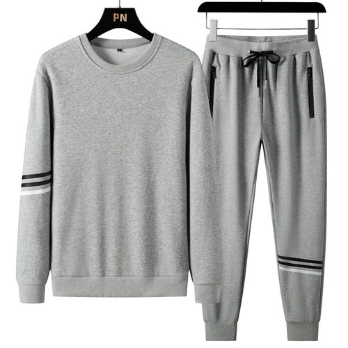 Спортивный костюм подходит для мужчин и женщин для влюбленных для отдыха, лонгслив для спортзала, комплект, осенний