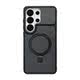 Vented Breathable Design Deep Red Galaxy Minimalist Stand Phone Case for Galaxy S26, and Galaxy S26, Galaxy S25, Galaxy S24