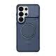 Vented Breathable Design Deep Red Galaxy Minimalist Stand Phone Case for Galaxy S26, and Galaxy S26, Galaxy S25, Galaxy S24