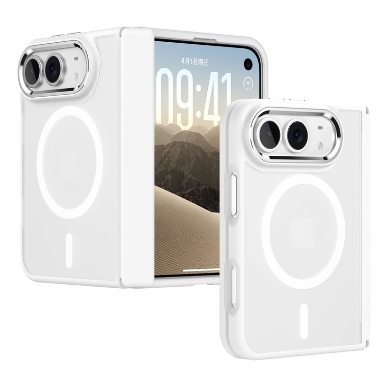 Minimalist Tactile Foldable Transparent iPhone Case