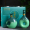 Зеленый (солнечная бутылка + лунная бутылка + коробка)