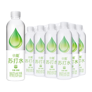 【限秒14.64元】依能苏打水500ml*12瓶