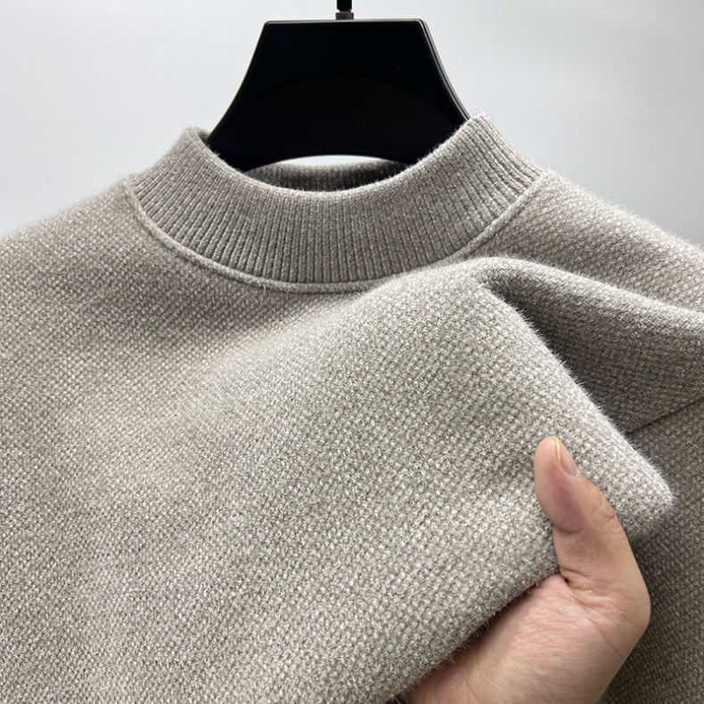 [Fleece] Chenille 909 mid-collar - beige