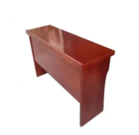 1,2 метра кожаного стола из твердого дерева