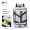 White five independent shoe compartment backpack style luggage bag