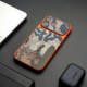 Desert Cactus Camo Blue Grey Full Cover Anti-fall Phone Case for iPhone 17, 16, 15, 14 and 13