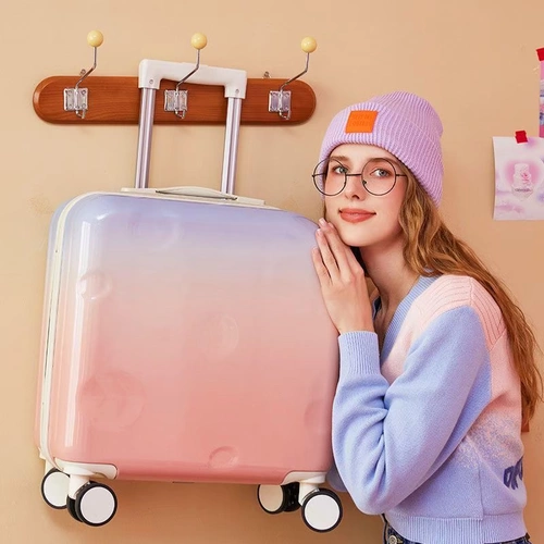 Модный трендовый универсальный чемодан подходит для мужчин и женщин для путешествий, городской стиль, 18 дюймов