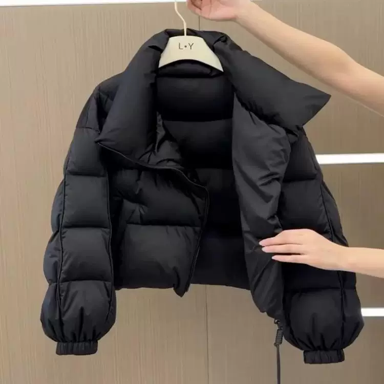 Черный зимний пуховик, элитный