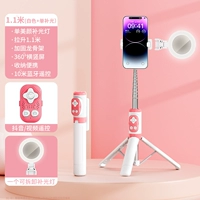 TikTok, портативный белый заполняющий свет, штатив, 1.1м, дистанционное управление