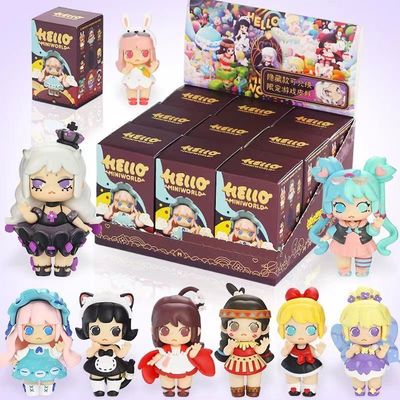 taobao agent Mini World Blind Box Flower Xiaotou Hand of the Universe Girl Sky Troupe Talia Skin Tide Play Desktop Swing