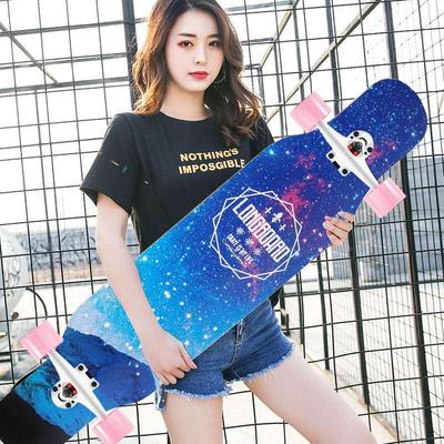 taobao agent Long board four -wheel skateboard beginner car professional adult girl dance brush street Shuangqiao boys, children, children and women