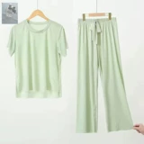 Летняя шелковая цветная большая эластичная пижама, кондиционер, комплект