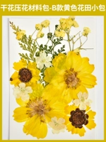 Набор материалов, желтая небольшая сумка, 12 штук