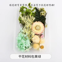 Сушеный цветочный материал сумка зеленый