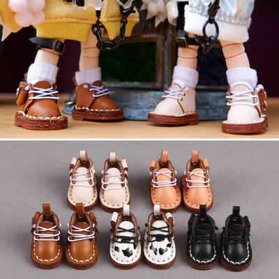 taobao agent OB11 baby shoes small leather boots and Martin boots, shoes, hlola GSC vegetarian leather boots YMY