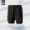 Minimalist black flat angle double layered pants, new 24 years old