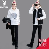 Playboy, демисезонная утепленная толстовка, куртка, трендовый комплект, для влюбленных, коллекция 2022, 3 предмета