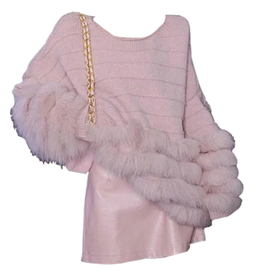 taobao agent Autumn soft velvet sweater, skirt, western style, Chanel style