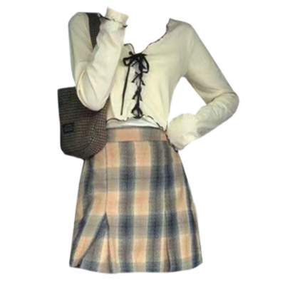 taobao agent Autumn jacket, cardigan, T-shirt, top, for girls, V-neckline