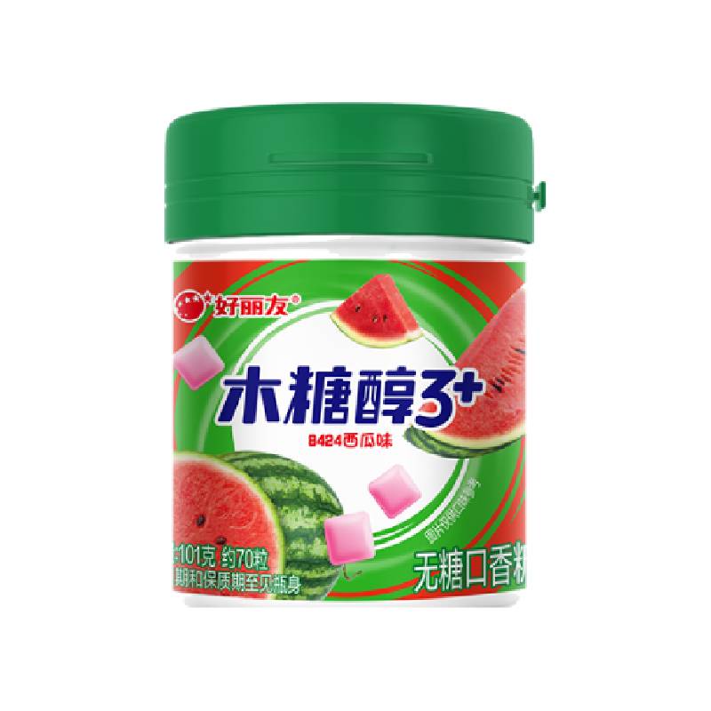 好丽友木糖醇3+口香糖多口味选择口气清新芭乐花香果香薄荷味 醇清实拍商品图