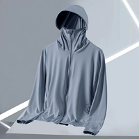 [Men's Men's Hat модель пещеры] Глубокие серо-семь поколений ледяной шелк*Комплексная защита