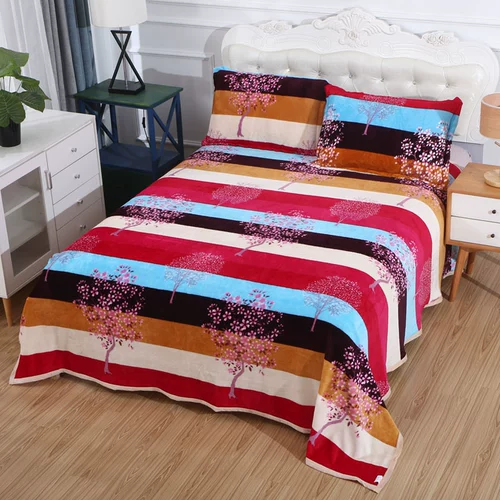 Коралловая простыня, утепленное фланелевое зимнее одеяло