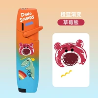 Оранжевый синий клубничный медведь [подарочная коробка]