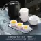 Suet-béo ngọc du lịch bộ ấm trà du lịch nhà sứ trắng di động kung fu trà nhanh cốc ngoài trời phủ bát trà bình ủ trà Trà sứ