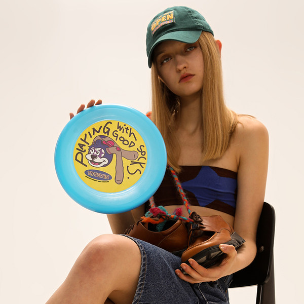 TIPSEVEN оригинальный дизайн Tide Play Ins на открытом воздухе кемпинг предел скидки ребенок печать летающий диск 175g